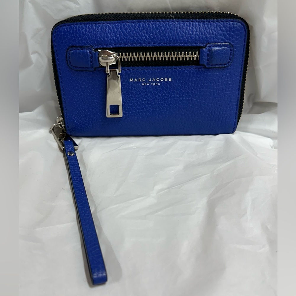 Marc Jacobs Blue Wristlet Wallet